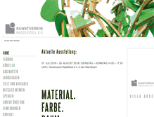 Tablet Screenshot of kunstverein-radolfzell.de